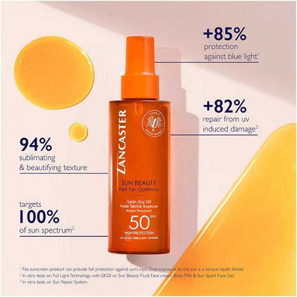 NUXE SUN Tanning Oil High Protection SPF 50 - Face & Body, 150 ml