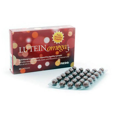 Lutein Vitamins & Supplements LUTEIN Omega 3 Healthy Eyesight Supplement - 60 Capsules Meaghers Pharmacy