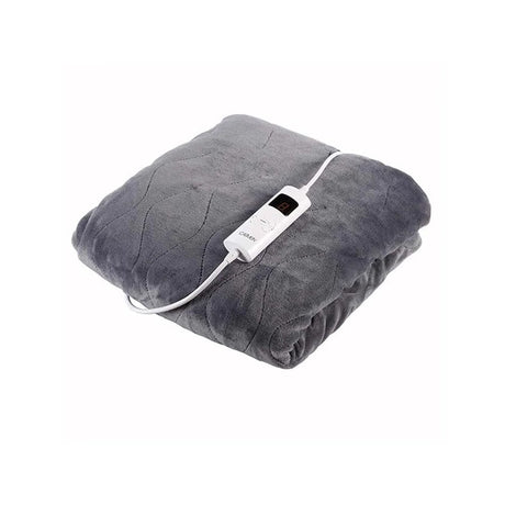 Carmen Electric Blanket Luxury Heated Blanket Grey