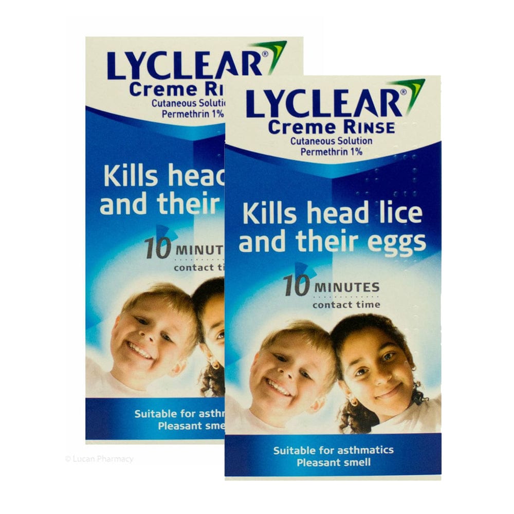 Meaghers Pharmacy Head Lice Treatment Lyclear Creme Rinse Twin Pack