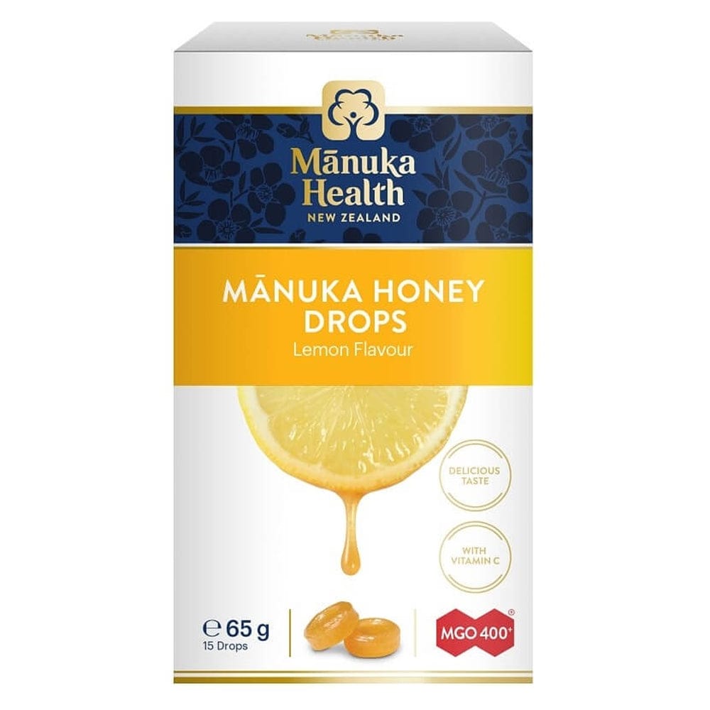 Manuka Health Lozenges Manuka Health Manuka Honey Lozenges Lemon 15 Drops