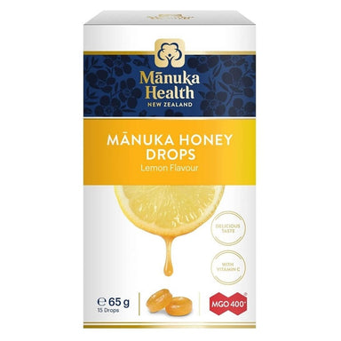 Manuka Health Lozenges Manuka Health Manuka Honey Lozenges Lemon 15 Drops