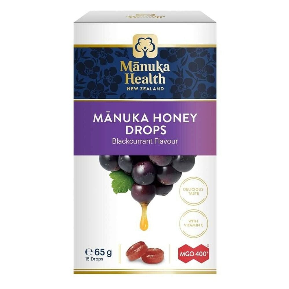 Manuka Health MGO 400+ Manuka Honey Lozenges with Blackcurrant  Meaghers  Pharmacy