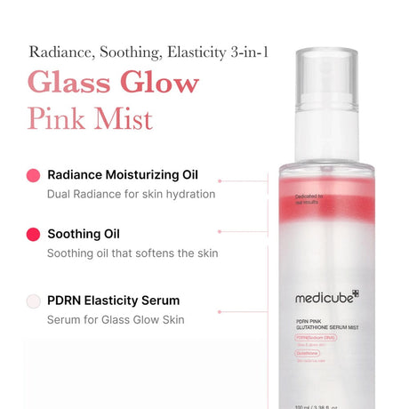 Medicube Face Mist Medicube PDRN Pink Glutathione Serum Mist 100ml