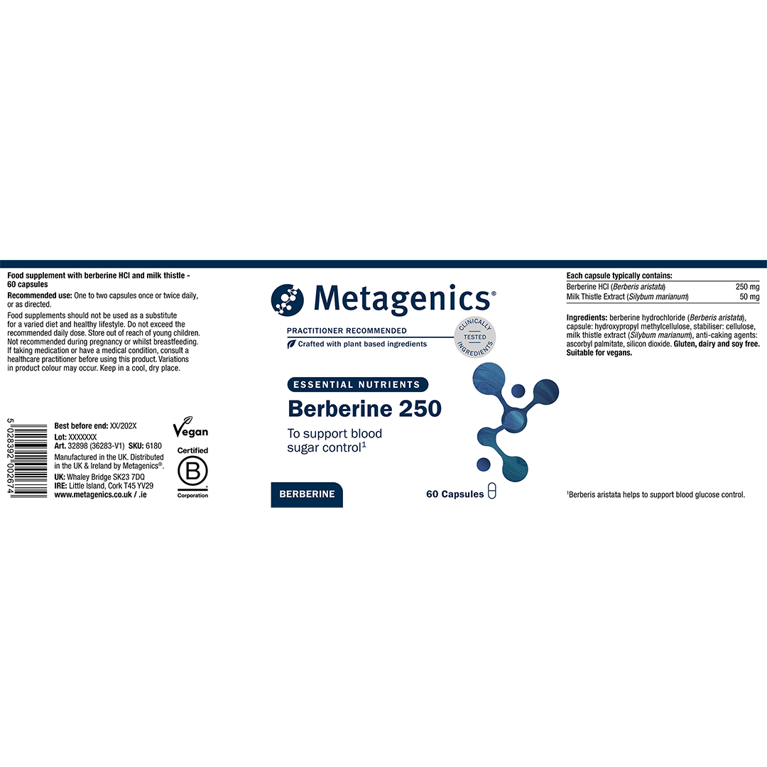 Metagenics Vitamins & Supplements Metagenics Berberine 250