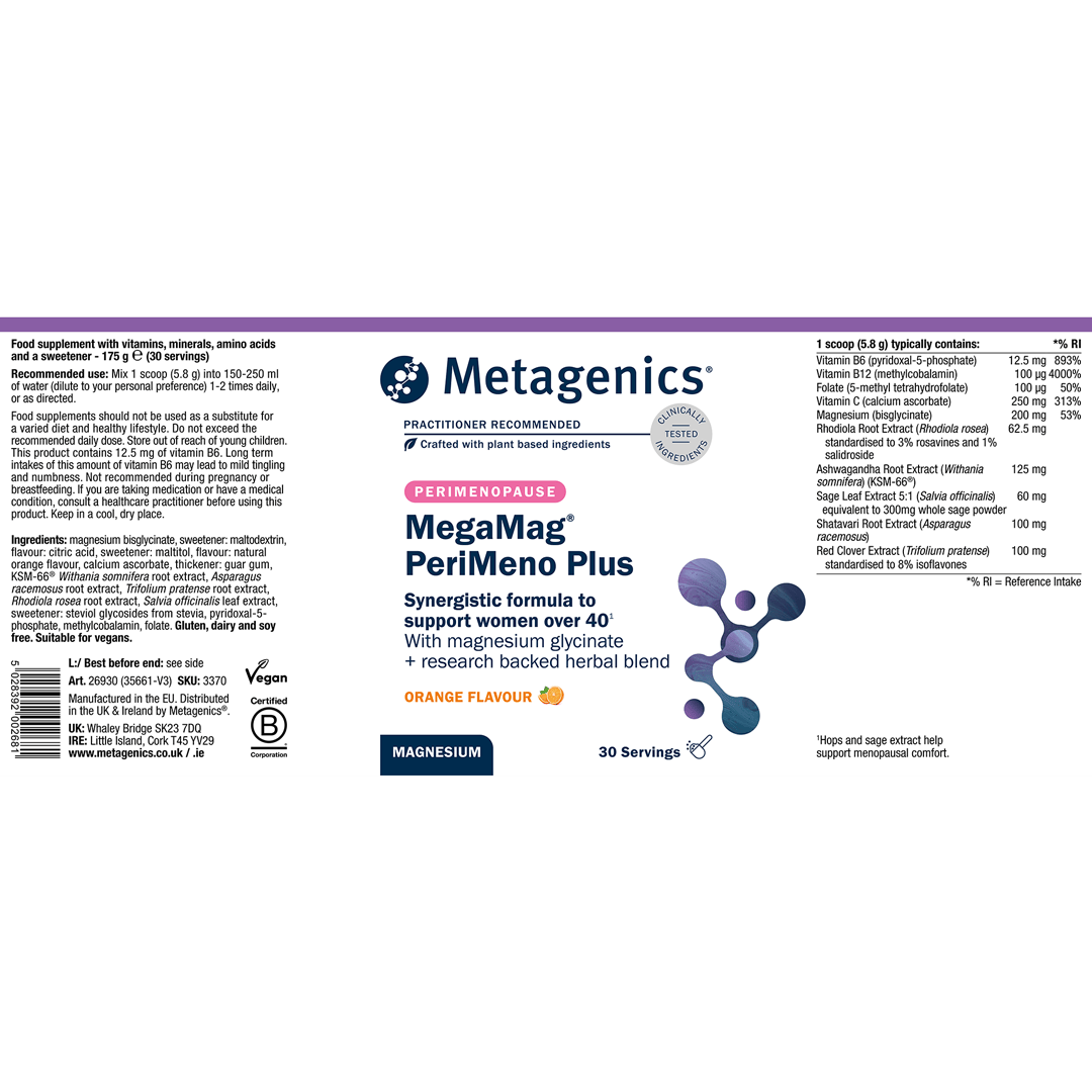 Metagenics Vitamins & Supplements Metagenics MegaMag® PeriMeno Plus 30 Servings