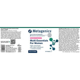 Metagenics Vitamins & Supplements Metagenics Multi Essentials For Women 30 Tablets