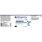 Metagenics Vitamins & Supplements Metagenics N-Acetyl-L-Cysteine (NAC) 90 Capsules