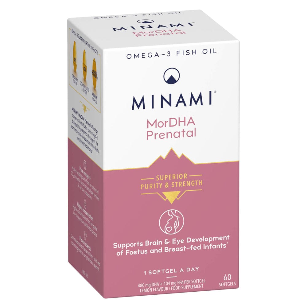 Minami Vitamins & Supplements Minami MorDHA Prenatal 60 Capsules