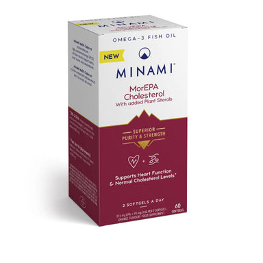 Minami Vitamins & Supplements Minami MorEPA Cholesterol 60 Softgels