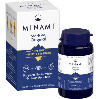 Minami Vitamins & Supplements Minami MorEPA Original Omega-3 Fish Oils 60 Softgels