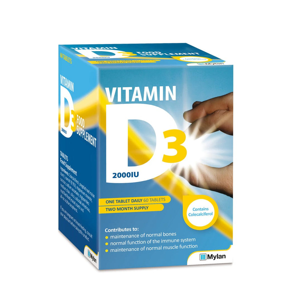 Mylan Vitamins & Supplements Mylan Vitamin D3 2000IU (60)