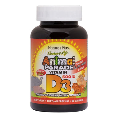 Nature'S Plus Childrens Vitamins Natures Plus Animal Parade Vitamin D3 500 IU Children's Chewables