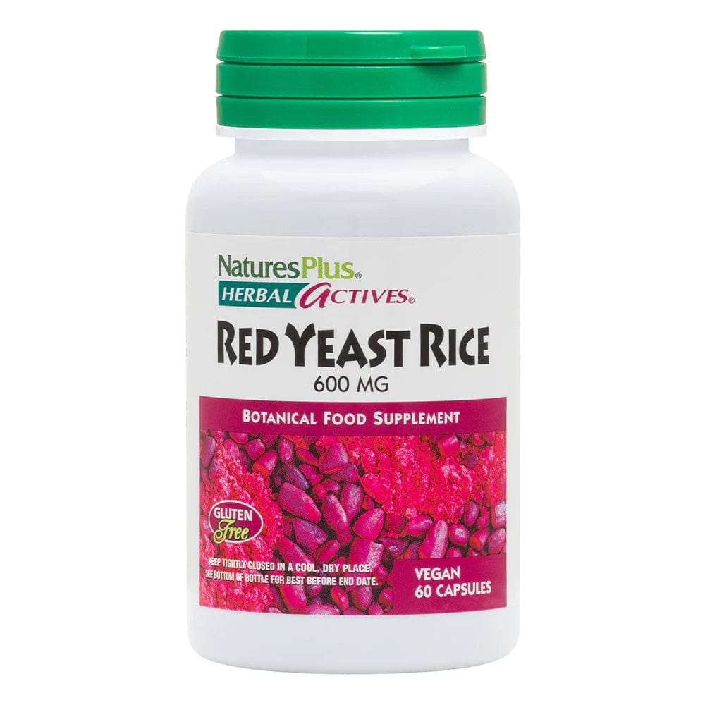 Natures Plus Herbal Actives Red Yeast Rice 600mg | Meaghers Pharmacy