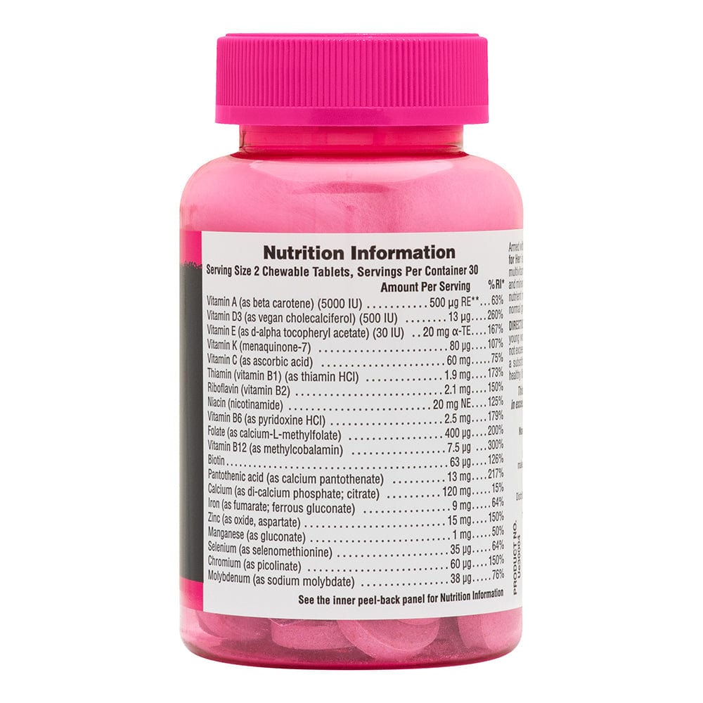 Nature'S Plus Vitamins & Supplements Natures Plus Power Teen For Her 60 Chewable Tablets