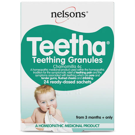 Nelsons Teething Granules Nelsons Teetha Sachets 24 Sachets