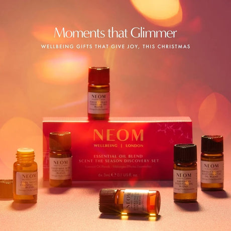 NEOM Essential Oil Drops NEOM Wellbeing Essential Oil Blend Scent The Season Discovery Set