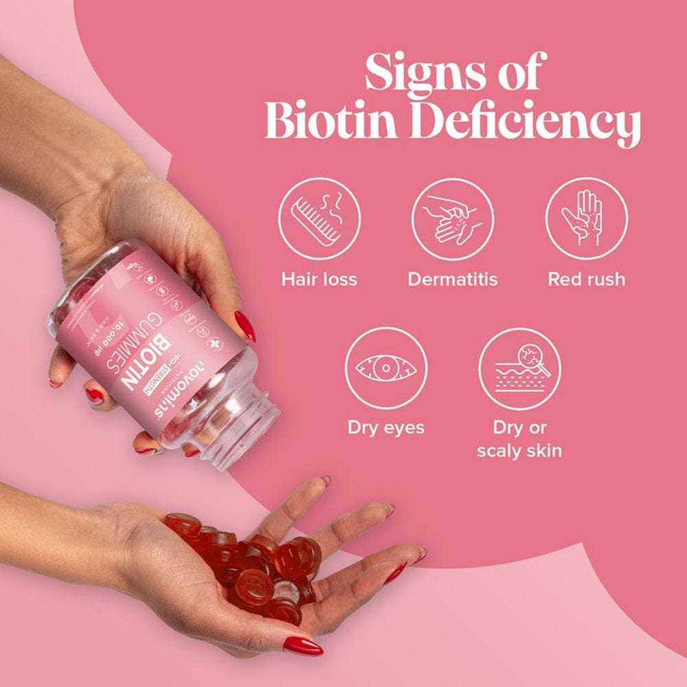 Novomins Vitamins & Supplements Novomins Biotin Gummies