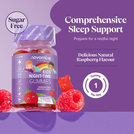 Novomins Vitamins & Supplements Novomins Kids Night-Time Gummies