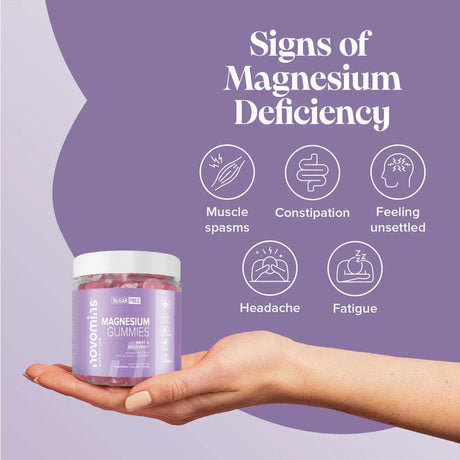 Novomins Vitamins & Supplements Novomins Magnesium Sugar-Free Gummies