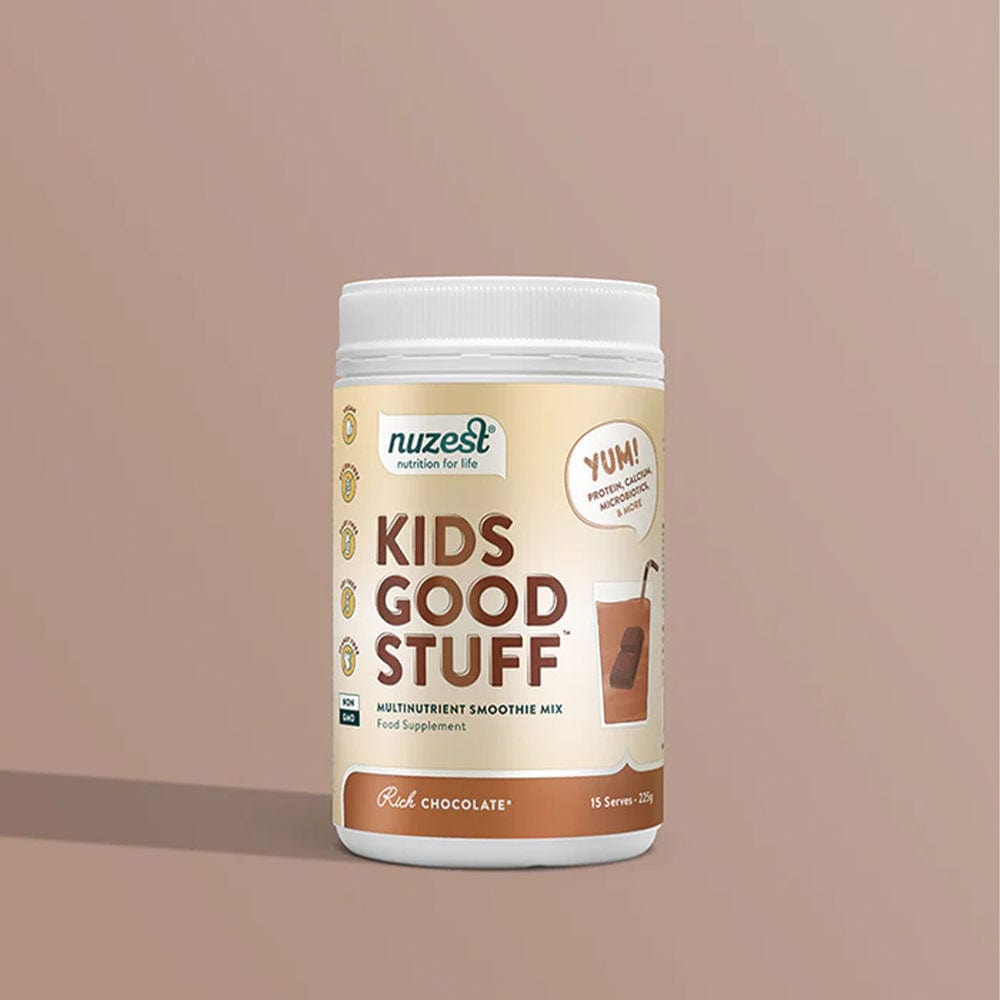 Nuzest Food Supplement Rich Chocolate Nuzest Kids Good Stuff Multinutrient Smoothie Mix 225g
