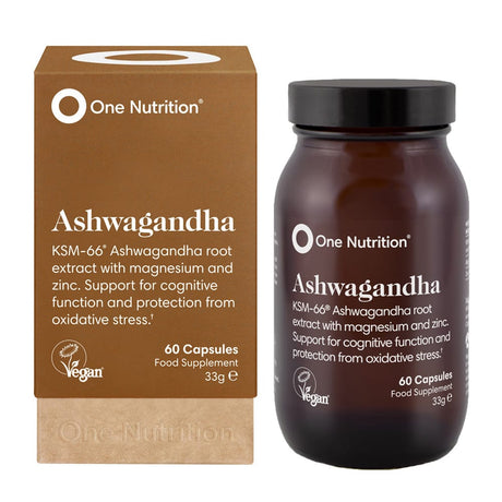 One Nutrition Food Supplement One Nutrition Ashwagandha 60 Capsules