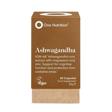 One Nutrition Food Supplement One Nutrition Ashwagandha 60 Capsules