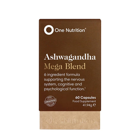 One Nutrition Vitamins & Supplements One Nutrition Ashwagandha Mega Blend 60 Capsules