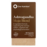 One Nutrition Vitamins & Supplements One Nutrition Ashwagandha Mega Blend 60 Capsules