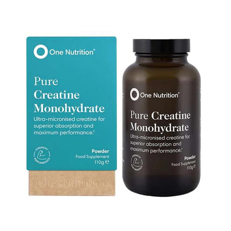 One Nutrition Vitamins & Supplements One Nutrition Pure Creatine Monohydrate Powder 110g