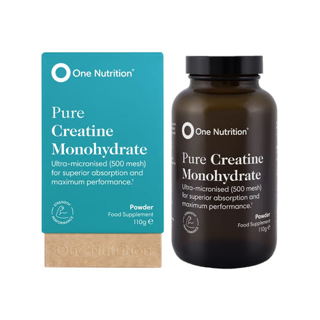One Nutrition Vitamins & Supplements One Nutrition Pure Creatine Monohydrate Powder 110g