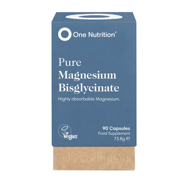 One Nutrition Vitamins & Supplements One Nutrition Pure Magnesium Bisglycinate 90 Capsules