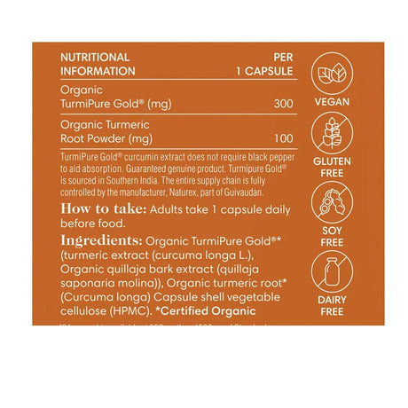 One Nutrition Vitamins & Supplements One Nutrition Turmeric Max 30 Capsules