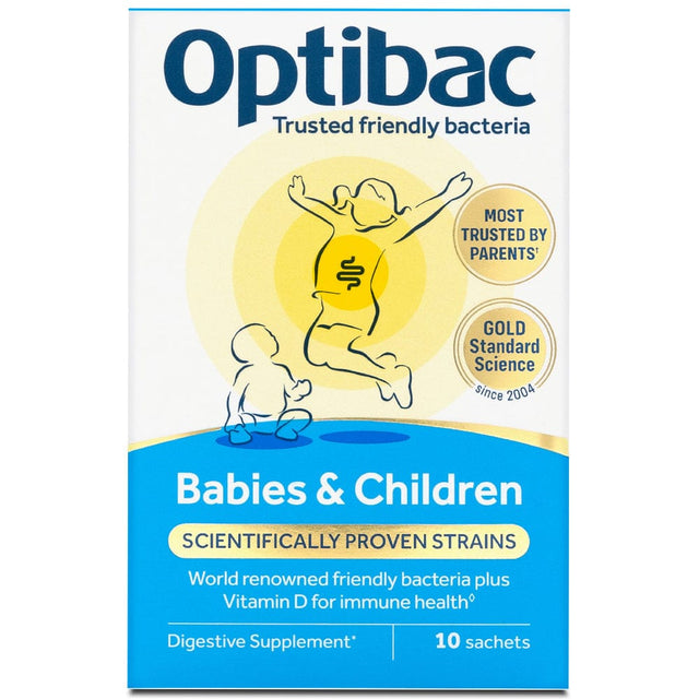 Optibac Probiotic 10 Sachets Optibac Babies & Children Probiotics