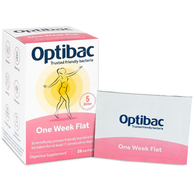 Optibac Vitamins & Supplements 28 Sachets Optibac One Week Flat Sachets Probiotics