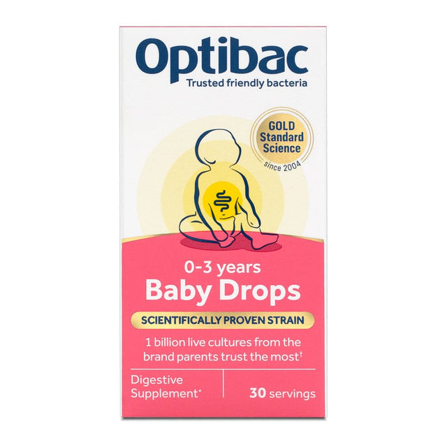 Optibac Vitamins & Supplements Optibac Probiotics Baby Drops 30 Servings