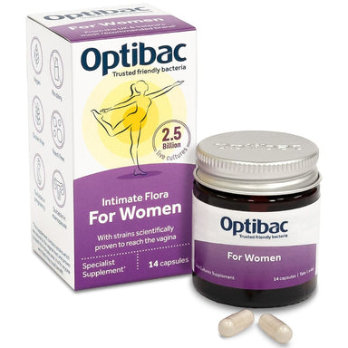 Optibac Vitamins & Supplements 14 Capsules Optibac Probiotics Intimate Flora For Woman Meaghers Pharmacy