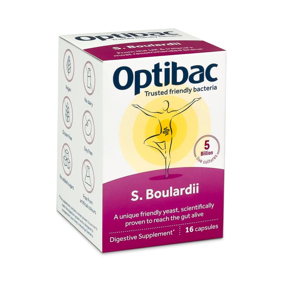 Optibac Vitamins & Supplements Optibac Probiotics Saccharomyces Boulardii Capsules