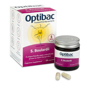 You added <b><u>Optibac Probiotics Saccharomyces Boulardii Capsules</u></b> to your cart.