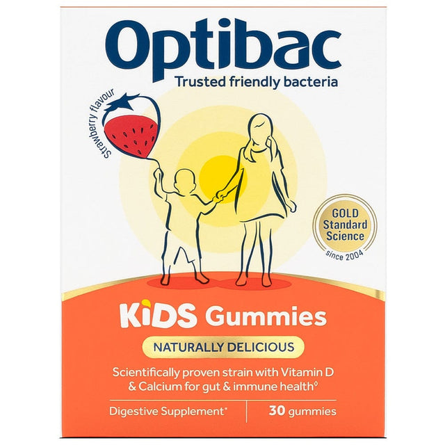 Optibac Vitamins & Supplements Optibac Probiotics Strawberry Kids Gummies