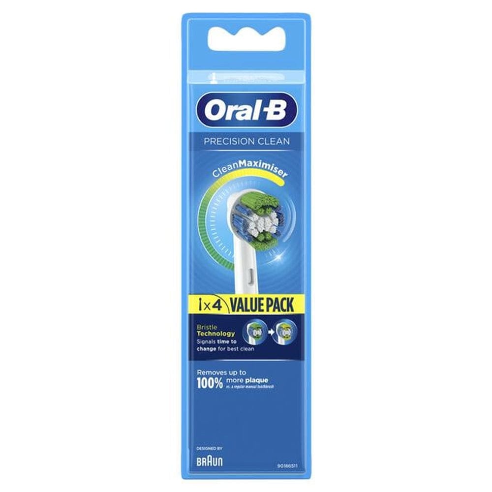 Oral-B Toothbrush Oral-B Precision Clean Toothbrush Head Refills (x4)