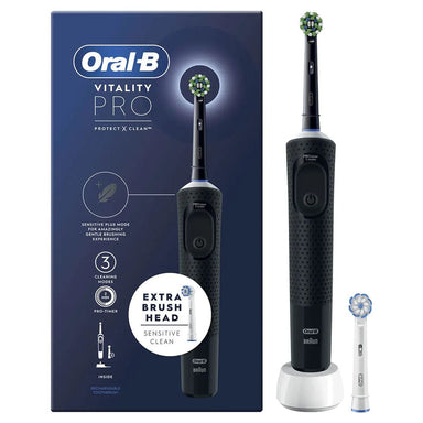 Oral-B Toothbrush Oral-B Vitality Pro Black Electric Brush Meaghers Pharmacy