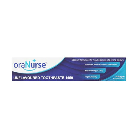 Oranurse Toothpaste Oranurse Unflavoured Toothpaste Original 50ml