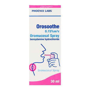 You added <b><u>Orosoothe 0.15% W/V Oromucosal Spray 30ml</u></b> to your cart.