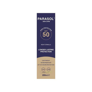 You added <b><u>Parasol Sun Care Long Lasting Protection SPF50+ 200ml</u></b> to your cart.