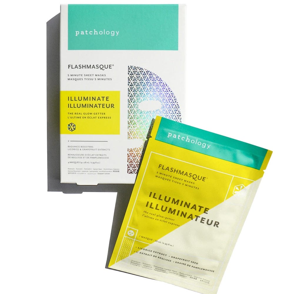 Patchology Face Mask Patchology Flashmasque Illuminate 5 Minute Sheet Masks 4 Pack