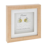 Joe Davies Photo Frame Pebble Glass Square Plaque Bee Pebble Glass Square Plaque