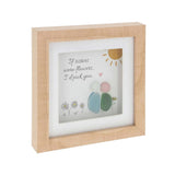 Joe Davies Photo Frame Pebble Glass Square Plaque Sisters Pebble Glass Square Plaque
