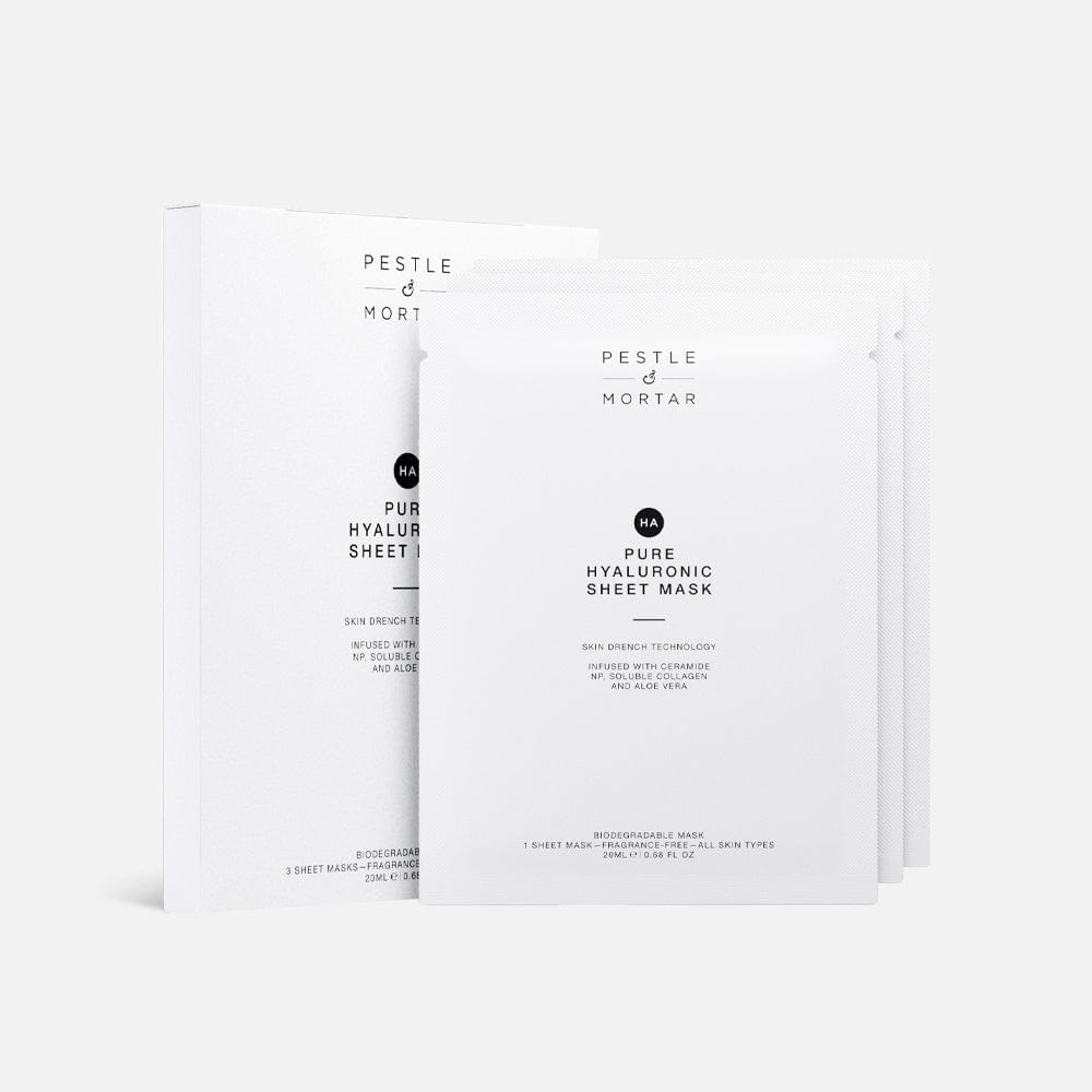 Pestle & Mortar Face Mask Pestle & Mortar Pure Hyaluronic Sheet Masks