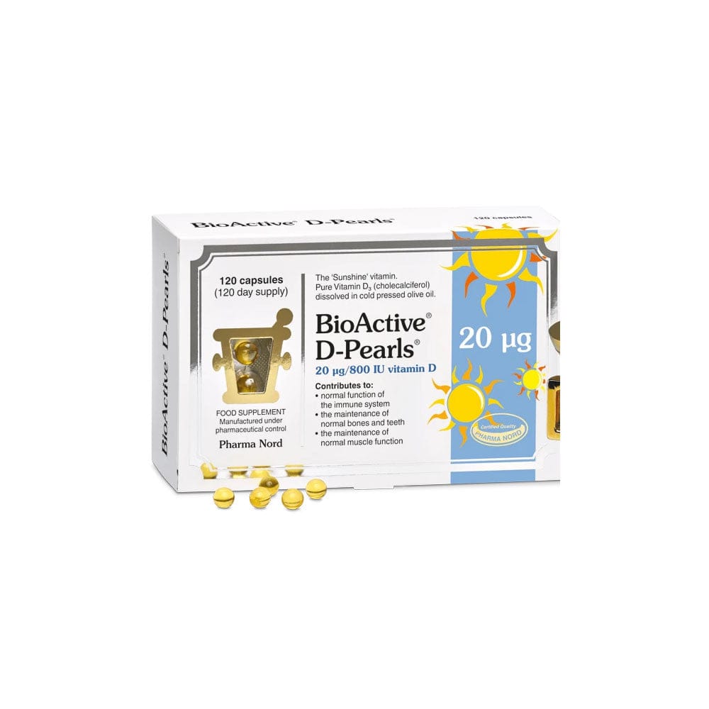 Pharmanord Vitamins & Supplements Pharma Nord Bioactive D-Pearls 20ug/800IU